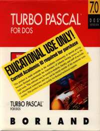 Tampilan Cover Aplikasi Turbo Pascal 7