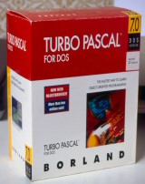 Tampilan Kotak Aplikasi Turbo Pascal 7