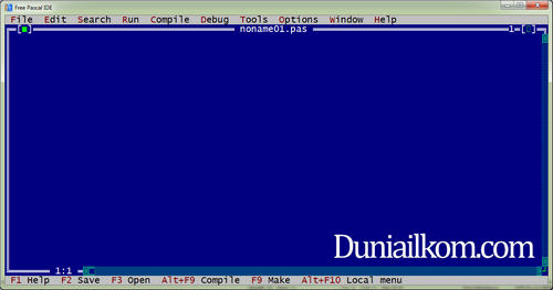 Cara Membuat Program Di Turbo Pascal
