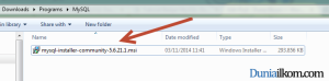 Tutorial Cara Menginstall MySQL 5.6 - File MySQL