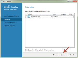 Tutorial Cara Menginstall MySQL 5.6 - Jendela Execute Instalasi