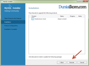 Tutorial Cara Menginstall MySQL 5.6 - Jendela Execute Instalasi