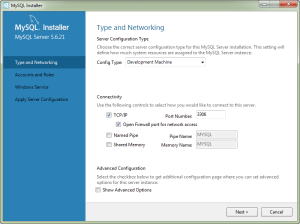 Tutorial Cara Menginstall MySQL 5.6 - Konfigurasi Networking MySQL