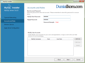 Tutorial Cara Menginstall MySQL 5.6 - Membuat Password Root