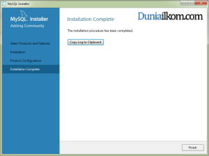 Tutorial Cara Menginstall MySQL 5.6 - Proses Instalasi Selesai