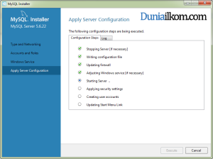 Tutorial Cara Menginstall MySQL 5.6 - Terapkan Setingan MySQL