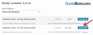Tutorial Install MySQL - 2 Pilihan untuk menginstall MySQL