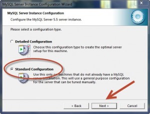 Tipe Konfigurasi : Detail Configuration dan Standard Configuration
