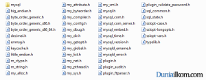 Tutorial Belajar MySQL - Folder include MySQL