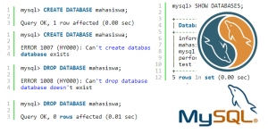 Tutorial Belajar MySQL Membuat dan Menghapus Database