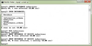 Create, Use, Show dan Drop Database MySQL