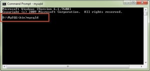 Menjalankan MySQL Server dengan mysqld