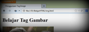 Belajar HTML Cara Menambahkan Gambar di HTML