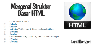 Belajar HTML Dasar Mengenal Struktur Dasar HTML