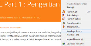 Belajar HTML Pengertian HTML