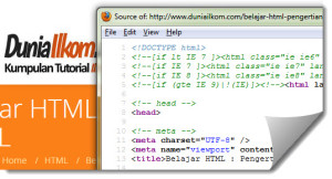 Belajar HTML Pengertian HTML