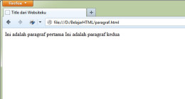 Belajar HTML Dasar: Cara Membuat Paragraf di HTML (tag p) | Duniailkom