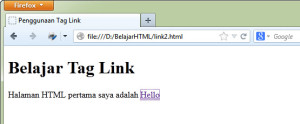 Cara Membuat link di HTML Relative