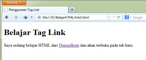 Cara Membuat link di HTML 3