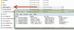 contoh data LOAD DATA INFILE MySQL