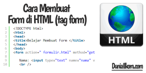 Belajar HTML Dasar Cara Membuat Form di HTML (tag form)