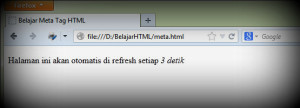 Belajar HTML Pengertian Meta Tags