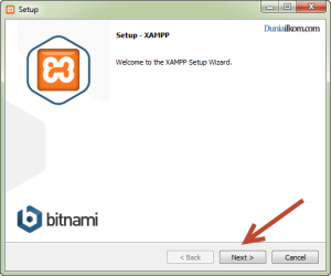 Cara Menginstall XAMPP - Jendela awal instalasi