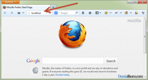 Cara Menginstall XAMPP - Ketik Localhost pada Web Browser