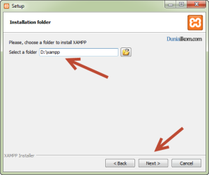 Cara Menginstall XAMPP - Ubah Folder Default