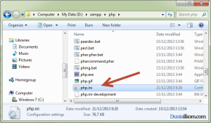 Cara Mengubah File Konfigurasi php.ini - Lokasi php.ini
