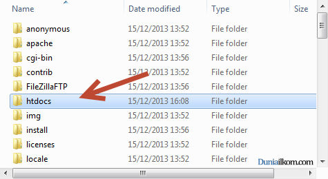 Cara Menjalankan File PHP - Lokasi Folder htdoc