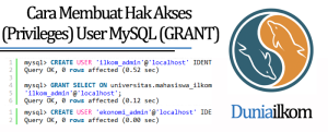 Cara Membuat Hak Akses (Privileges) User MySQL (GRANT)