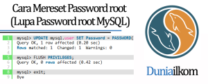 Cara Mereset Password root (Lupa Password root MySQL) - Tutorial MySQL