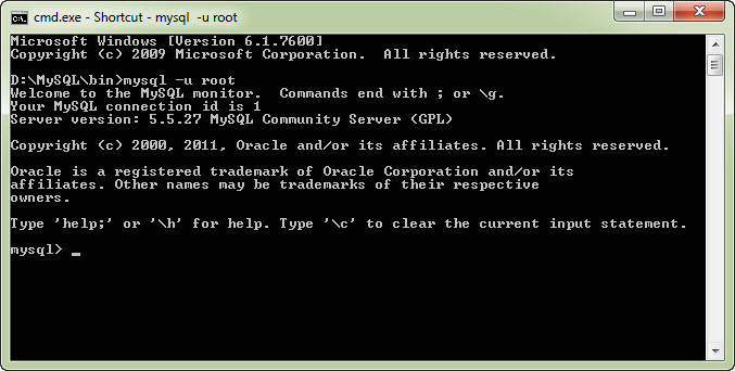 Masuk sebagai root dengan opsi skip-grant-tables