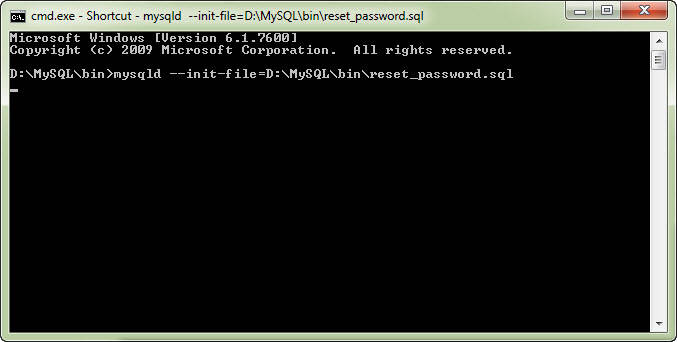 Menjalankan MySQL Server dengan opsi init-file