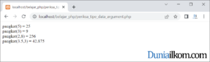 Tutorial Belajar PHP - Cara Membuat Default Parameter Function