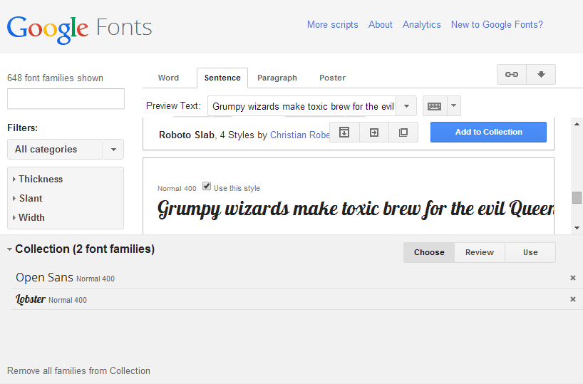 Tutorial Belajar CSS - Memilih jenis font pada Google Font