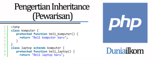 Tutorial Belajar OOP PHP - Pengertian Inheritance (Pewarisan)