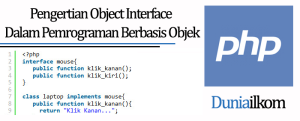 Tutorial Belajar OOP PHP - Pengertian Object Interface Dalam Pemrograman Berbasis Objek