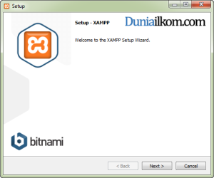 Cara Menginstall XAMPP di Windows - Jendela Awal Instalasi