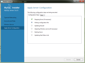 Tutorial Belajar MySQL - Execute Setingan MySQL Server