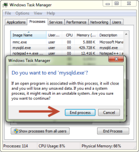 Tutorial Belajar MySQL - Menghentikan MySQL Server
