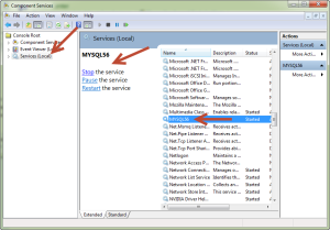 Tutorial Belajar MySQL - Menjalankan MySQL Server Sebagai Windows Service