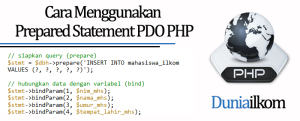Tutorial PHP MySQL - Cara Menggunakan Prepared Statement dengan PDO PHP