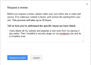 Request Review Google