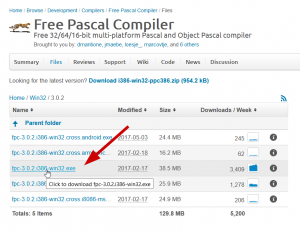 Cara Download FreePascal