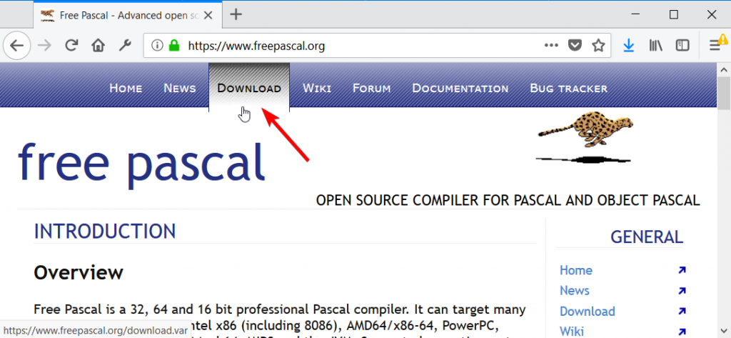 Cara download Free Pascal