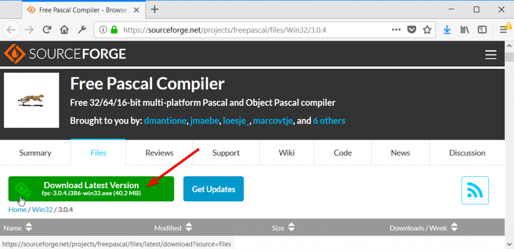 Cara download Free Pascal