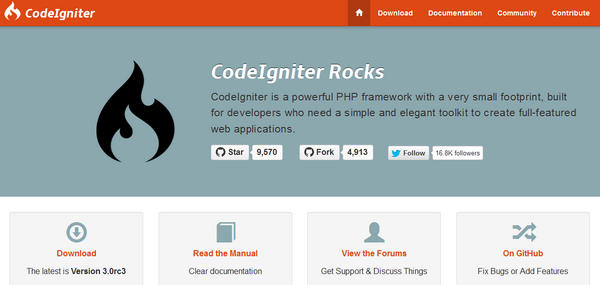 Code Igniter Framework