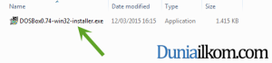 File Instalasi DOSBox